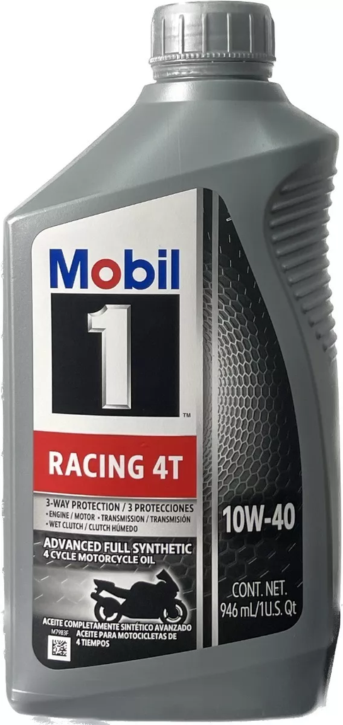 ACEITE MOBIL 1 RACING 4T 10W40 | CASCOS COLOMBIA